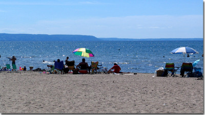 Wasaga Beach, Ontario. Just a short drive from Collingwood